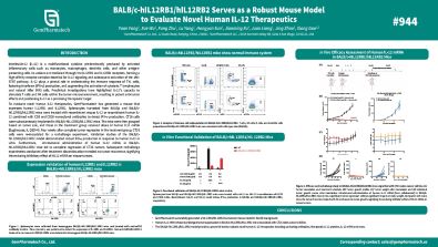 BALB/C-hIL12RB1/hIL12RB2 Serves as a Robust Mouse Model to Evaluate Novel Human IL-12 Therapeutics